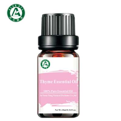 Natural pure thyme essential oil plant therapy